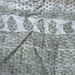 Neerja Handblock Kota Doria Saree