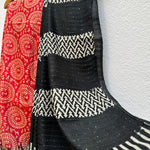 Load image into Gallery viewer, Nightshade Cotton Viscose Sequins Silk Saree
