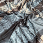 Load image into Gallery viewer, Nightshade Shibori Cotton Linen Saree
