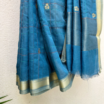 Nirvaan embroidered Chanderi Silk Saree