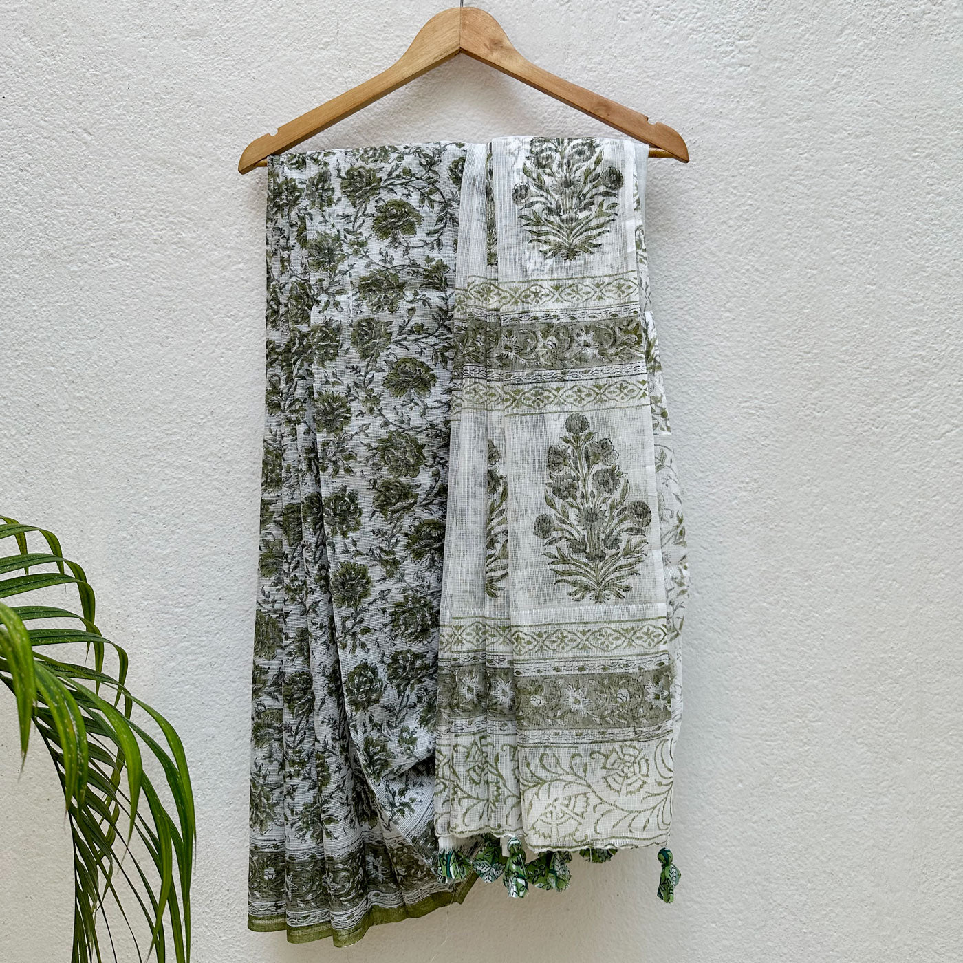 Nishith Handblock Kota Doria Saree
