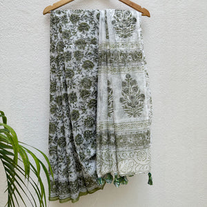 Nishith Handblock Kota Doria Saree