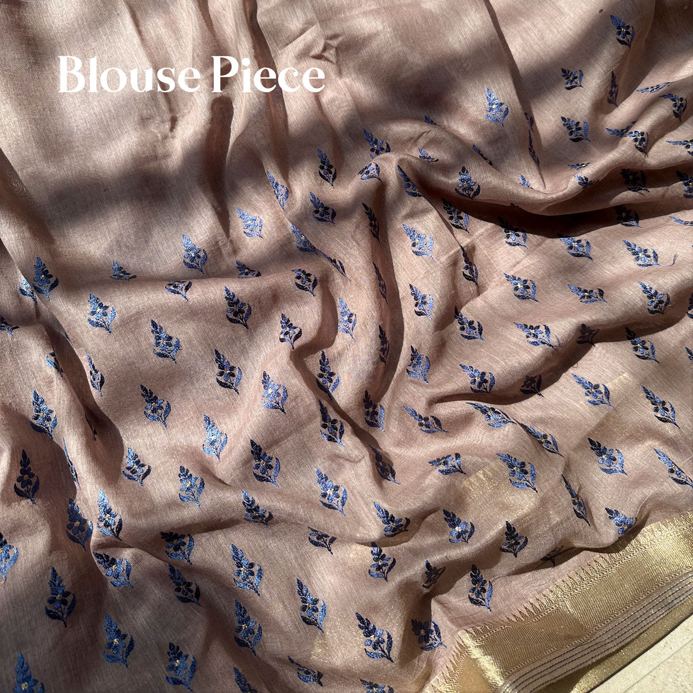 Nivam embroidered Chanderi Silk Saree