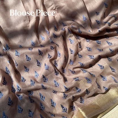 Nivam embroidered Chanderi Silk Saree