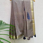 Load image into Gallery viewer, Nivam embroidered Chanderi Silk Saree
