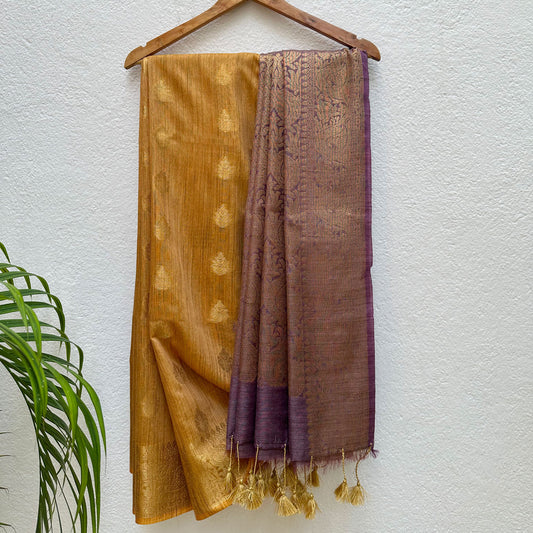 Noor Jacquard Cotton Bamboo Silk Saree