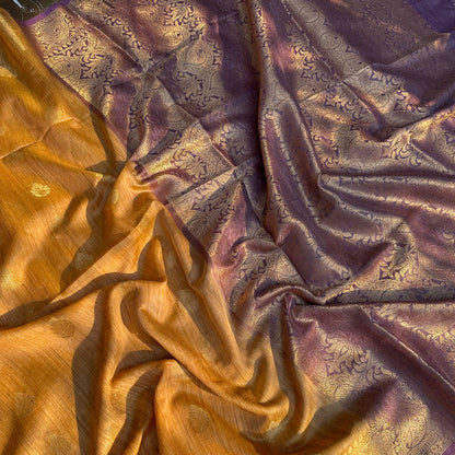 Noor Jacquard Cotton Bamboo Silk Saree