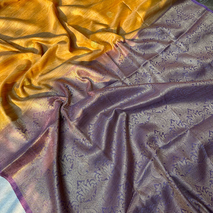 Noor Jacquard Cotton Bamboo Silk Saree