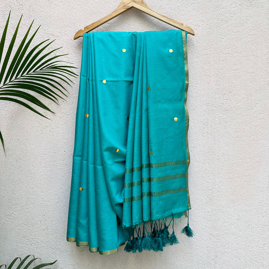Pratyak Taara Cotton Silk Sequins Saree