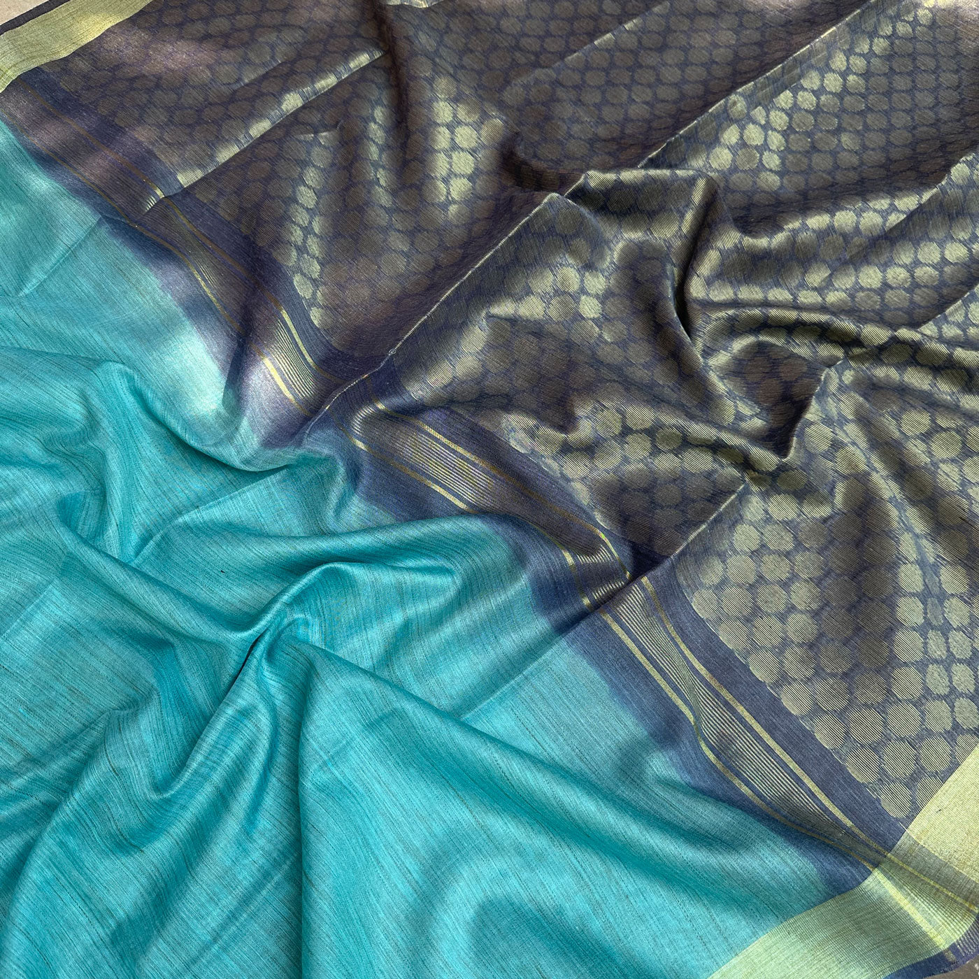 Ocean Cove Cotton Viscose Saree