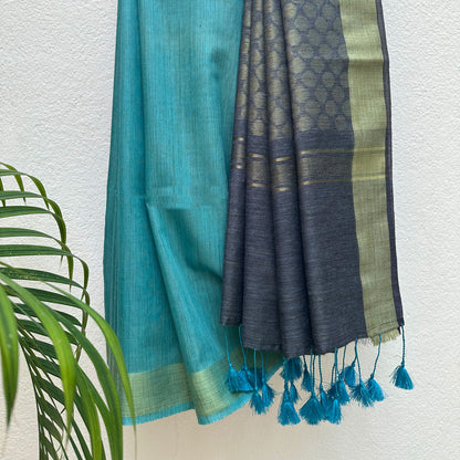 Ocean Cove Cotton Viscose Saree