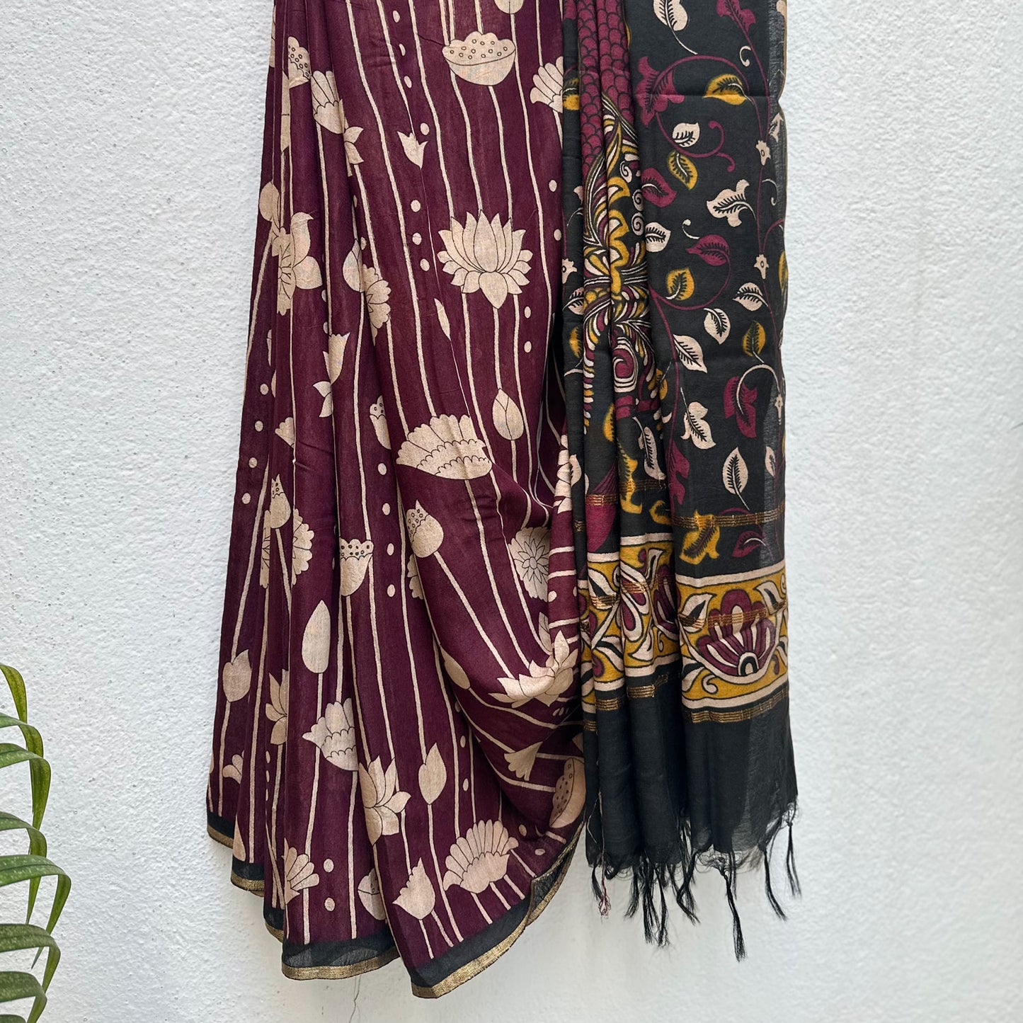 Padma Pichwai Cotton Silk Printed Saree