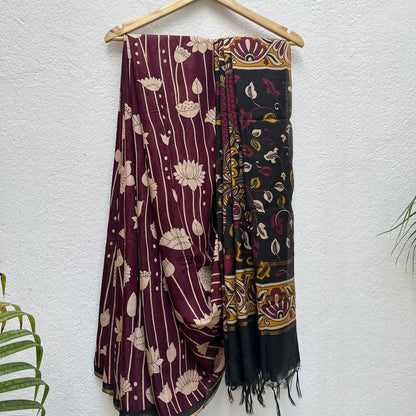 Padma Pichwai Cotton Silk Printed Saree