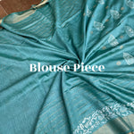 Load image into Gallery viewer, Palaash Handblock Printed Cotton Silk Saree
