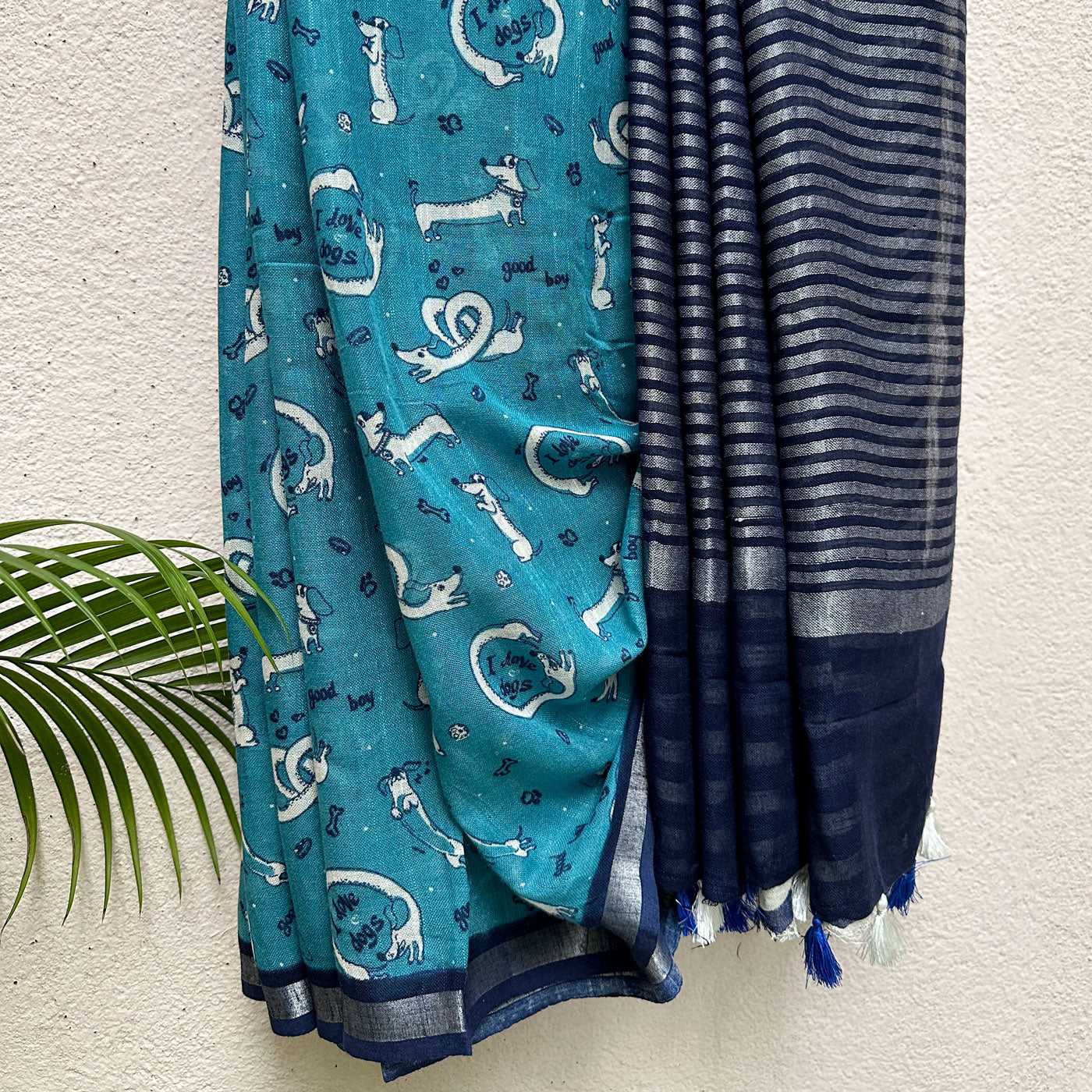 Paw-some Cotton Saree