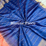Load image into Gallery viewer, Peach Dust Cotton Silk Saree

