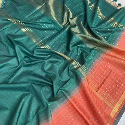 Pearl Harbour Cotton Silk Saree