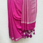 Load image into Gallery viewer, Gulaabi Aankhein Cotton Saree with Printed Blouse
