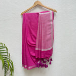 Load image into Gallery viewer, Gulaabi Aankhein Cotton Saree with Printed Blouse
