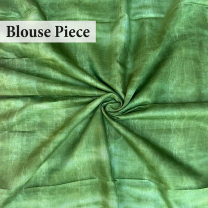 Pink Lemonade Shibori Cotton Silk Saree
