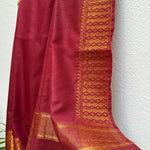 Load image into Gallery viewer, Prem Rang Cotton Silk Saree with Printed Blouse
