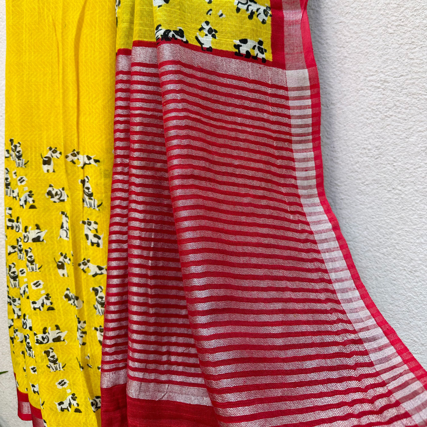 Woof Woof Cotton Saree