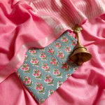 Load image into Gallery viewer, Quartz Pink Cotton Saree with Printed Blouse
