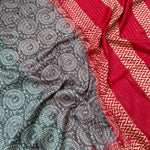 Load image into Gallery viewer, Quicksilver Cotton Viscose Sequins Silk Saree

