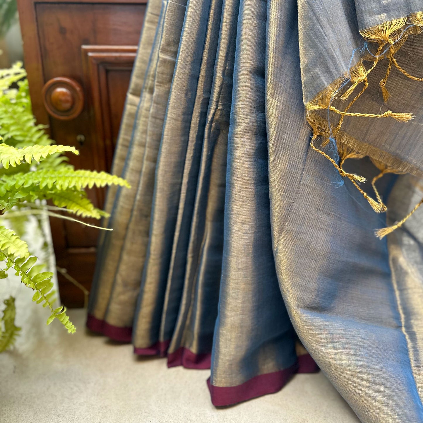 Raag Abhogi Mul Tissue Saree