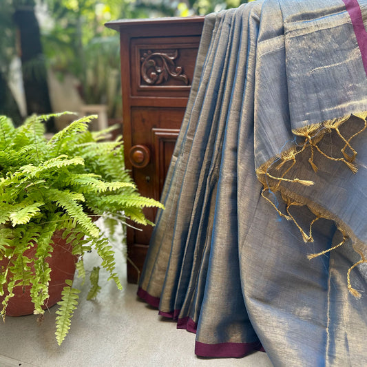 Raag Abhogi Mul Tissue Saree