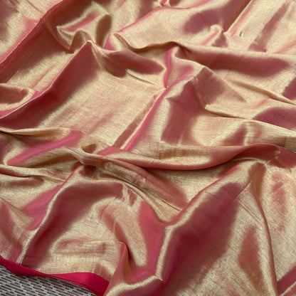 Raag Bilawal Mul Tissue Saree