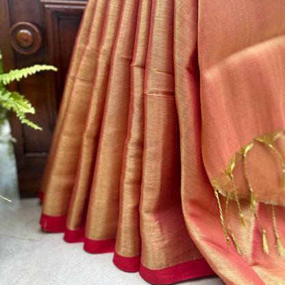 Raag Bilawal Mul Tissue Saree