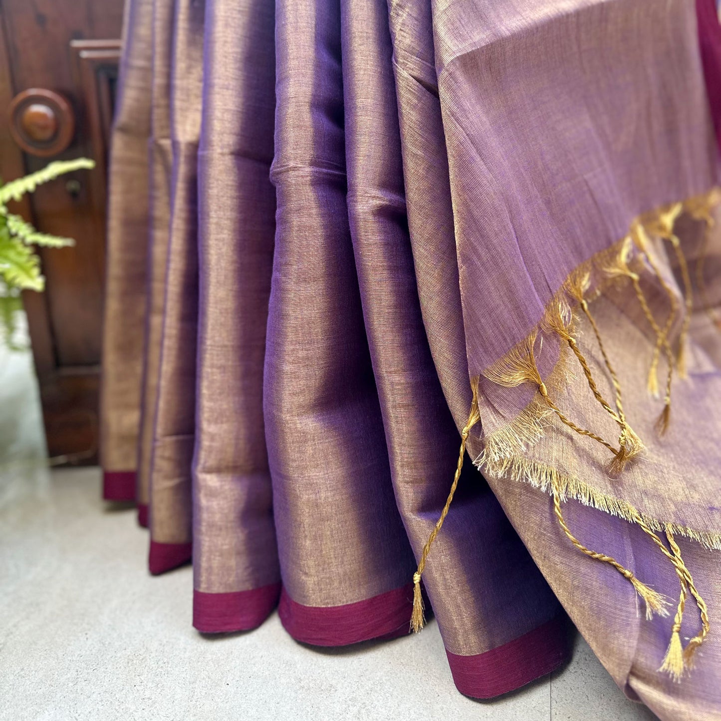 Raag Kafi Mul Tissue Saree