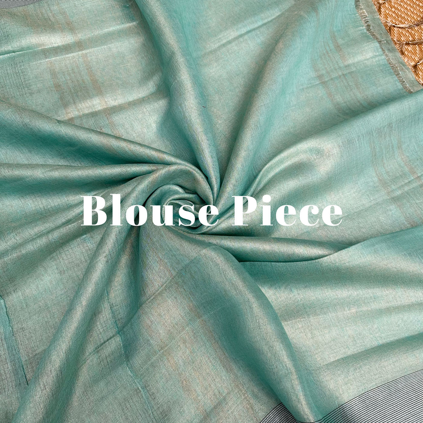 Raag Kalyan Zari Linen Saree