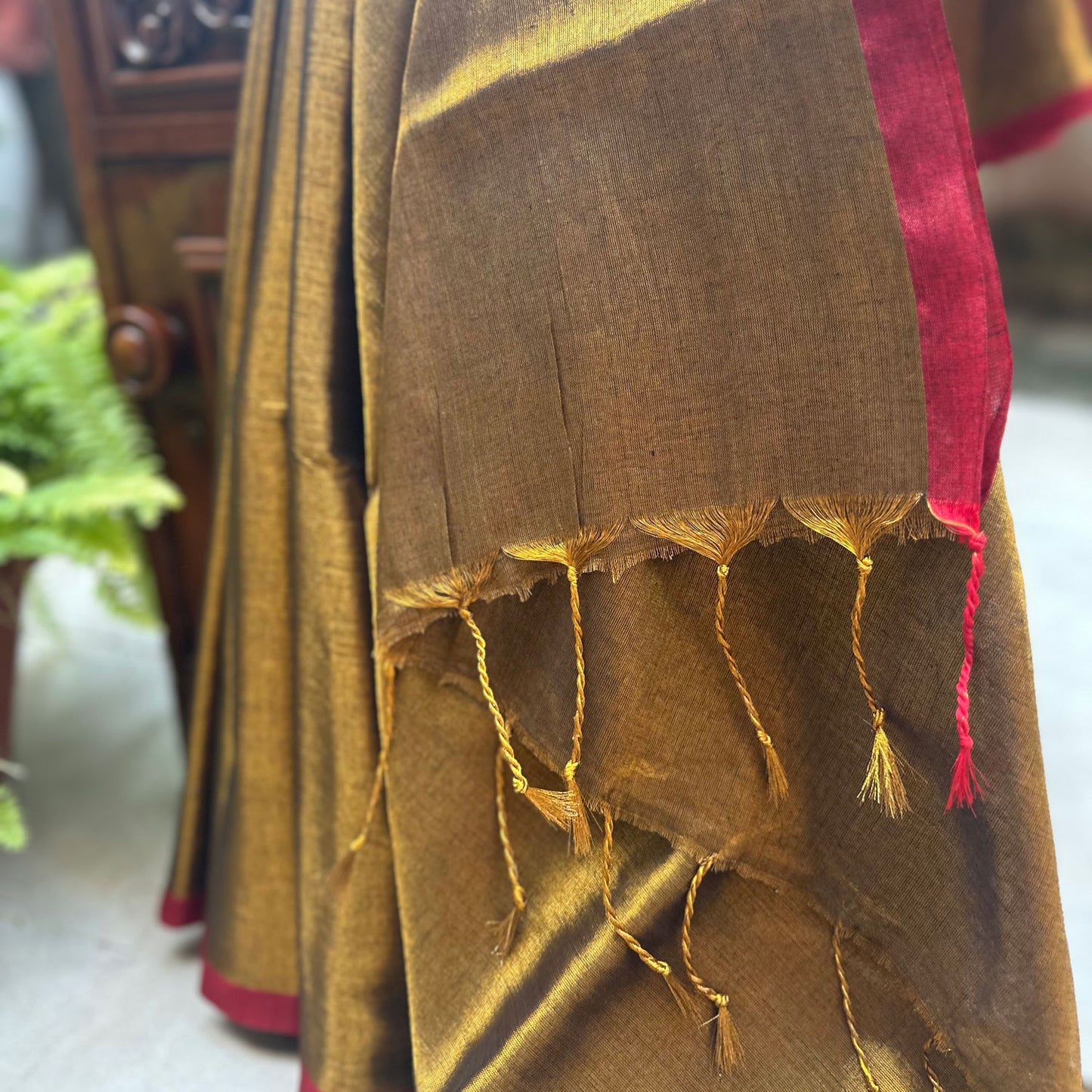 Raag Khamaj Mul Tissue Saree