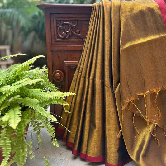 Raag Khamaj Mul Tissue Saree