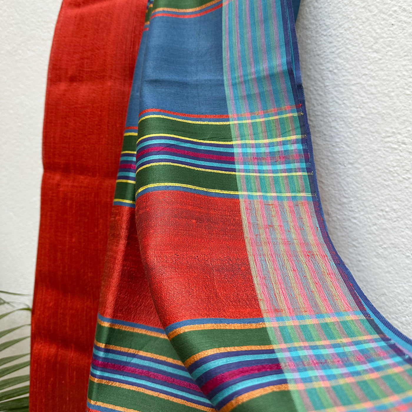 Raag Kuber Handwoven Tussar Dupion Silk Saree