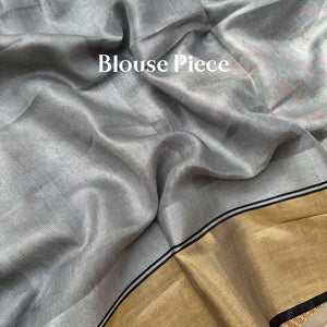 Raag Marwa Zari Linen Embroidered Saree