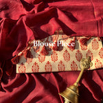 Load image into Gallery viewer, Raas Leela Cotton Saree with Printed Blouse
