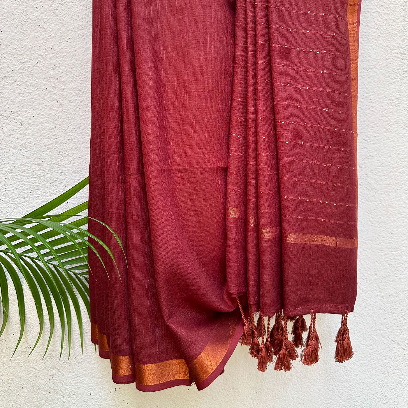 Raas Leela Cotton Saree with Printed Blouse