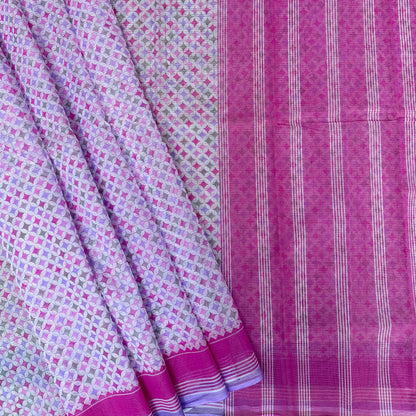Raghuvansham Handblock Kota Doria Saree