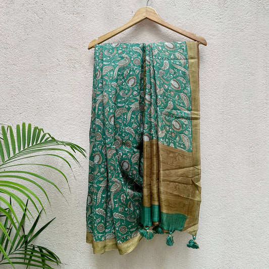Ranav Printed Chanderi Silk Saree