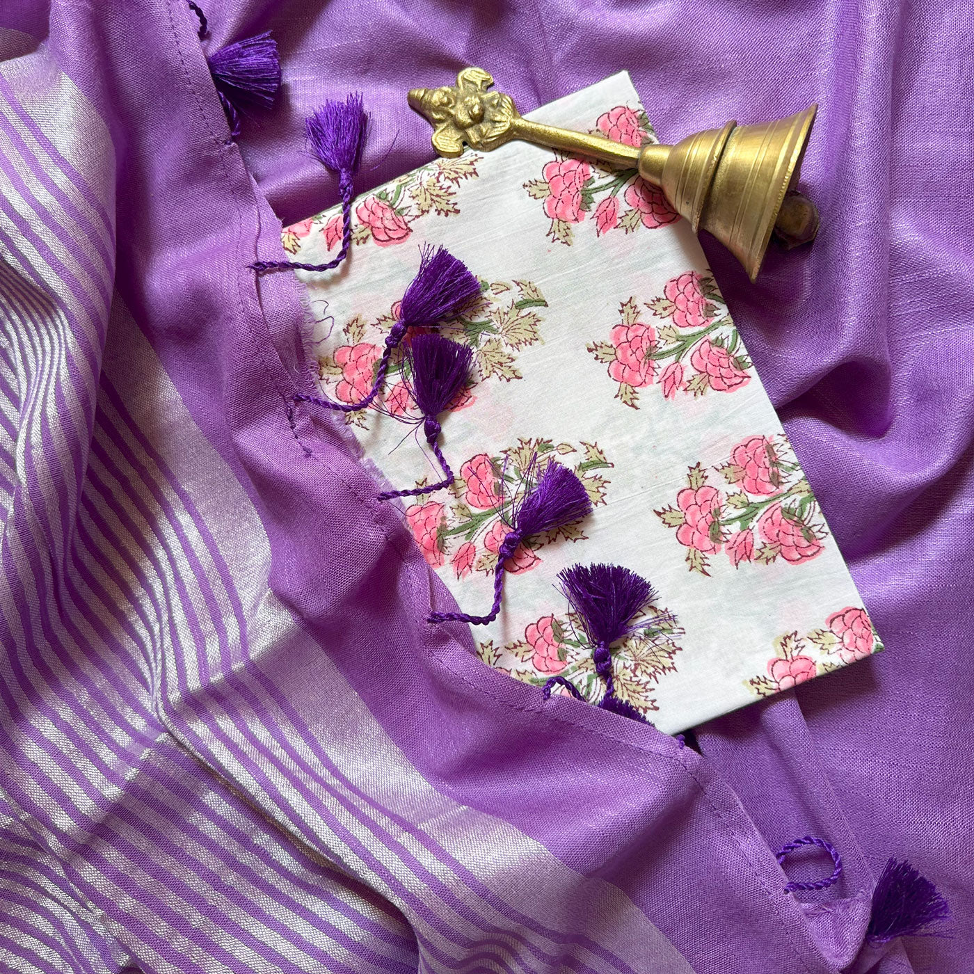 Rangrez Cotton Saree with Printed Blouse