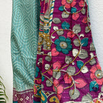 Load image into Gallery viewer, Retro Kalamkari Glam Cotton Viscose Printed Saree
