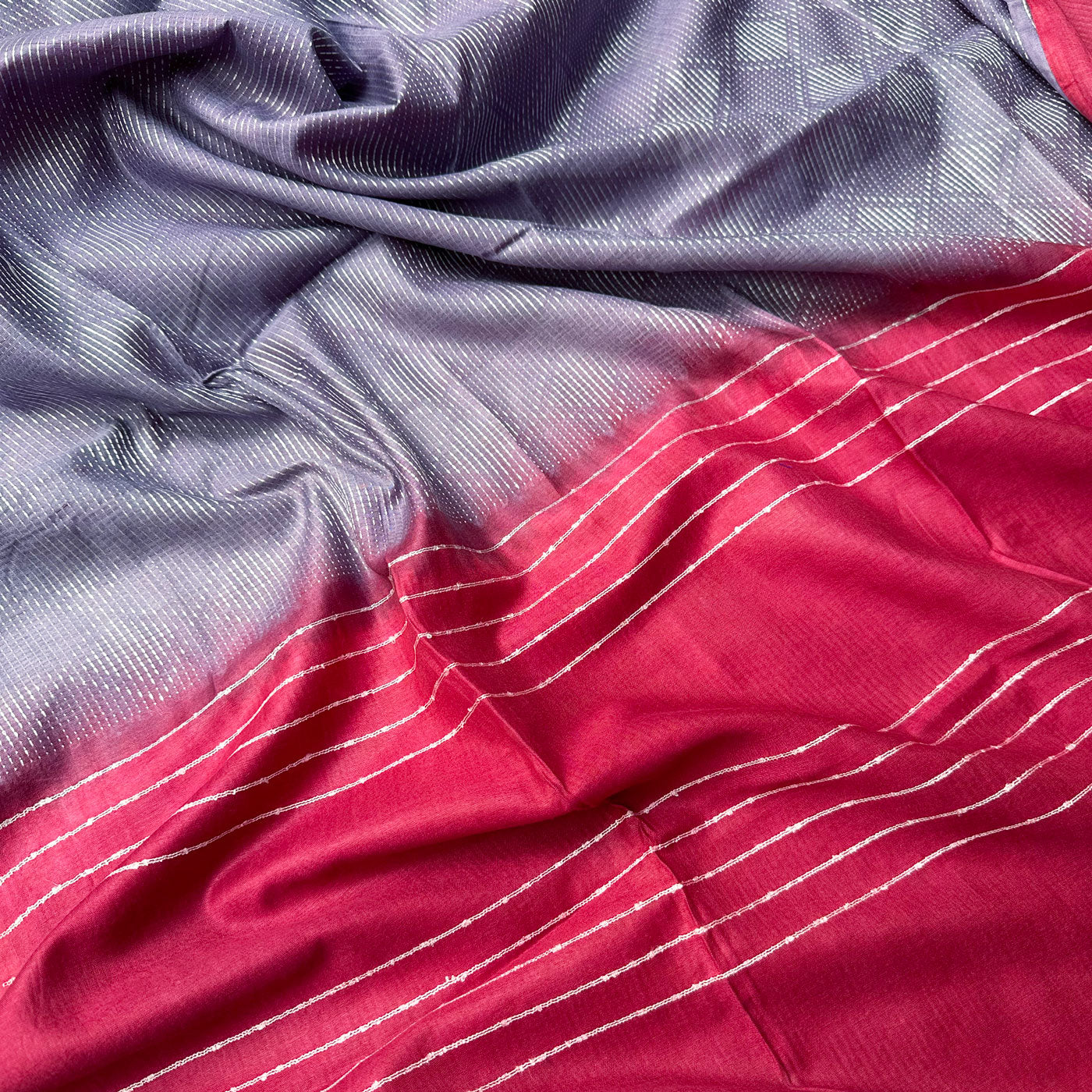Rhadopsy Cotton Viscose Silk Saree