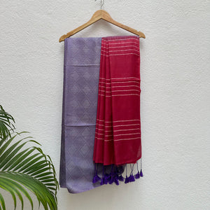 Rhadopsy Cotton Viscose Silk Saree