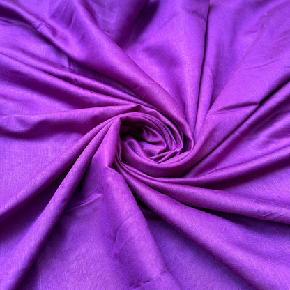 Rhadopsy Purple Cotton Silk Sequins Saree