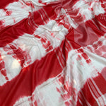 Load image into Gallery viewer, Rose Red Shibori Cotton Linen Saree
