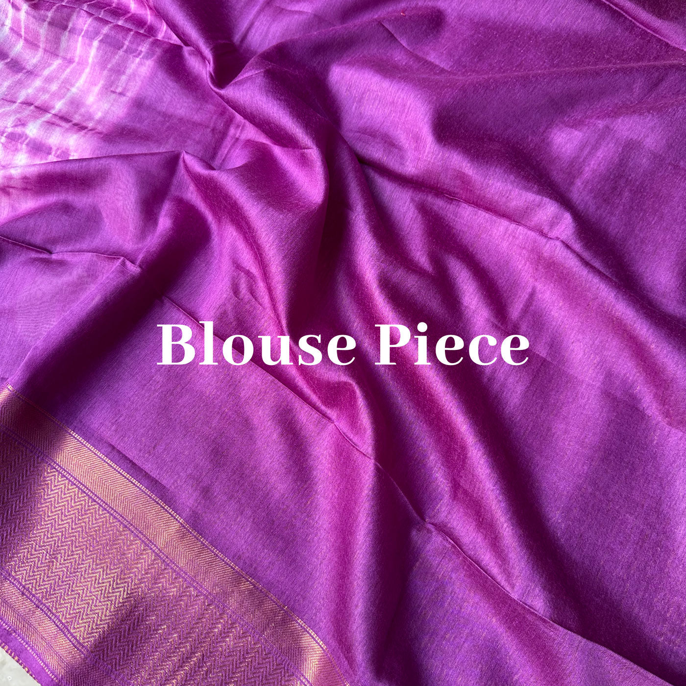 Rose Violet Shibori Bandhani Cotton Silk Saree