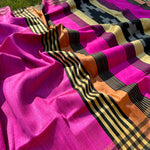 Load image into Gallery viewer, Sarangi Handwoven Tussar Dupion Silk Saree
